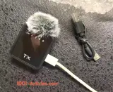 Microphone Lavalier Sans Fil, Micro-cravate, réduction de bruit.