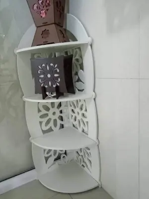 Decorative Corner Bathroom Shelf CNC File