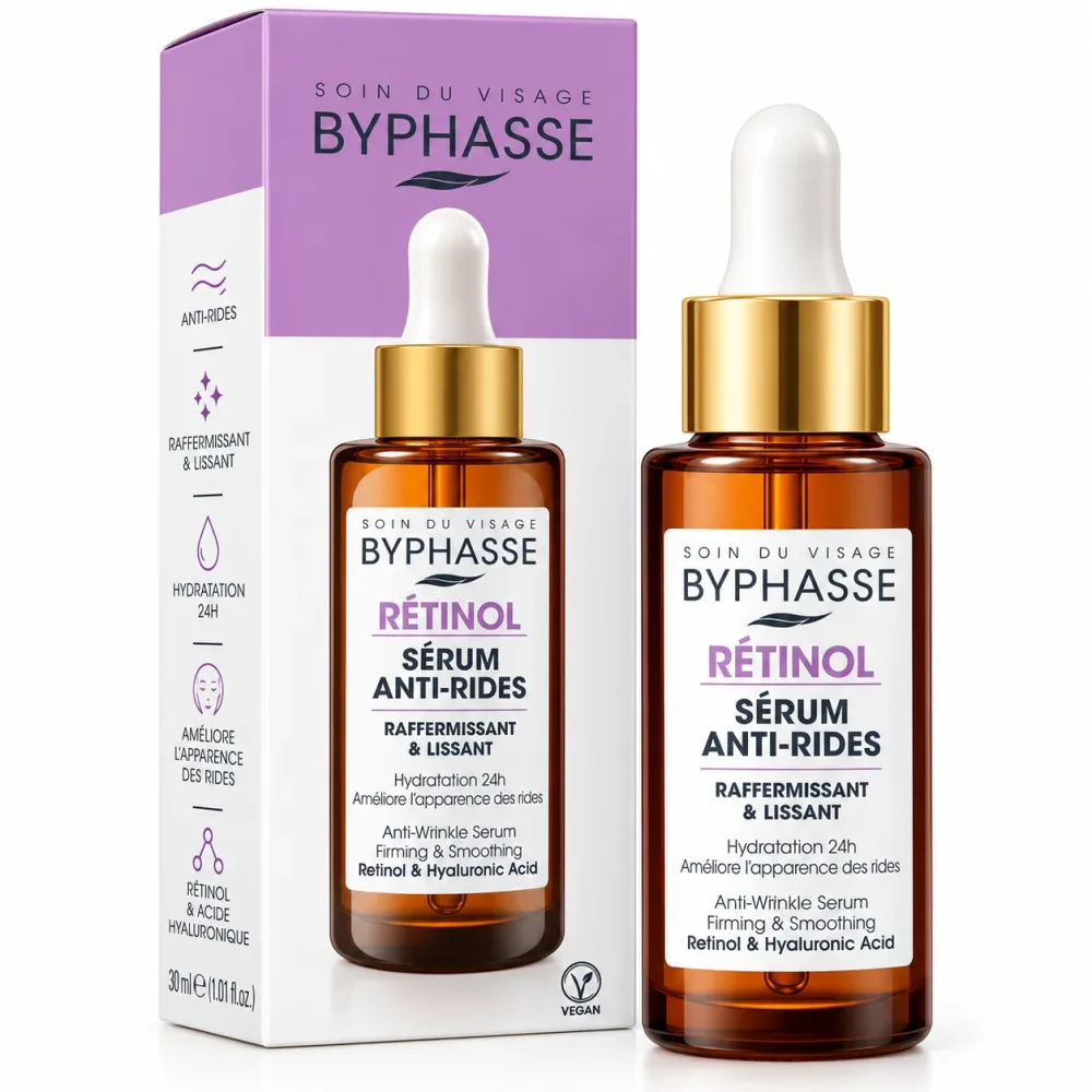 BYPHASSE Sérums Visage – Vitamine C, Rétinol, Niacinamide 50 ml