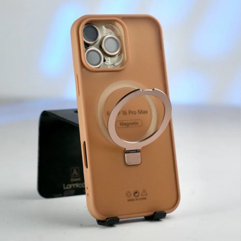 غطاء حماية iPhone مغناطيسي 3 في 1 – حماية + حبل حمل + حامل بطاقات
