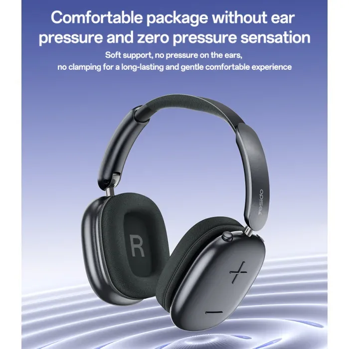 Casque EP10 BT5.4 Free Tekescopic Adjustment 400mAh Wired&Wireless Headset Head Mounted BT Earphone