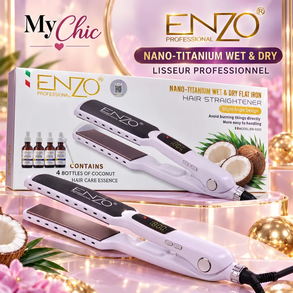 Lisseur ENZO Professional Nano-Titanium Wet & Dry EN-5050