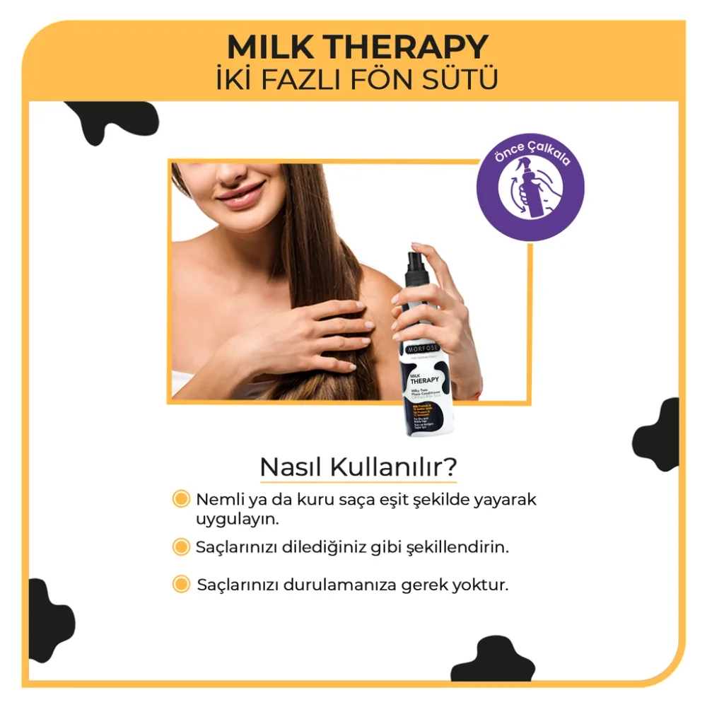 Lait séchant biphasé Morfose Milk Therapy 220 ml