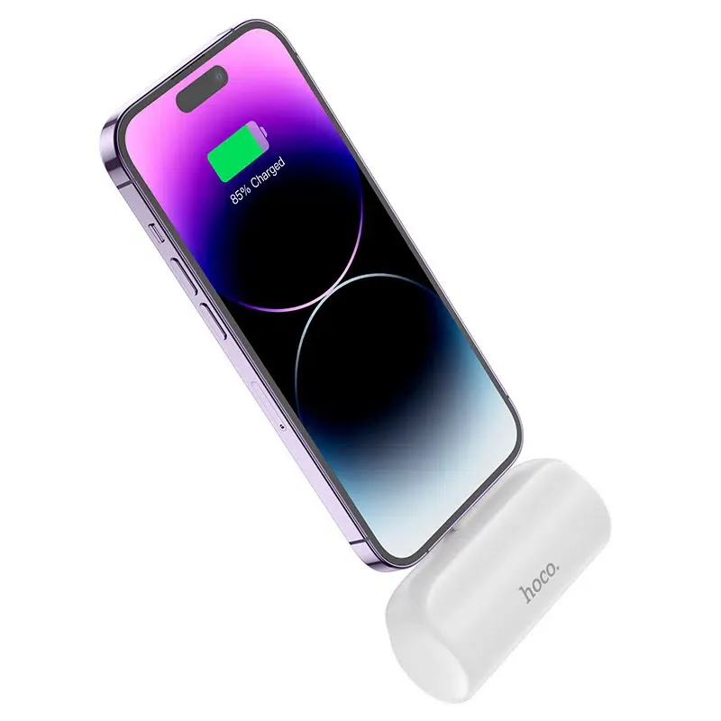 Power Bank J106 Pocket 5000mAh – Lightning & Type-C, Support Téléphone Intégré