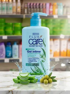 جل العناية الحميمة "فلوكس كير" (FLUX care) بخلاصة الألوفيرا