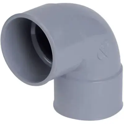 coude pvc 100 90° GRIS
