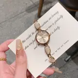 Montre GEDI Élégance — Bracelet Rose Gold & Perles Nacrées
