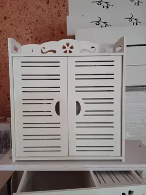 Wall-Mounted Slatted Cabinet CNC File