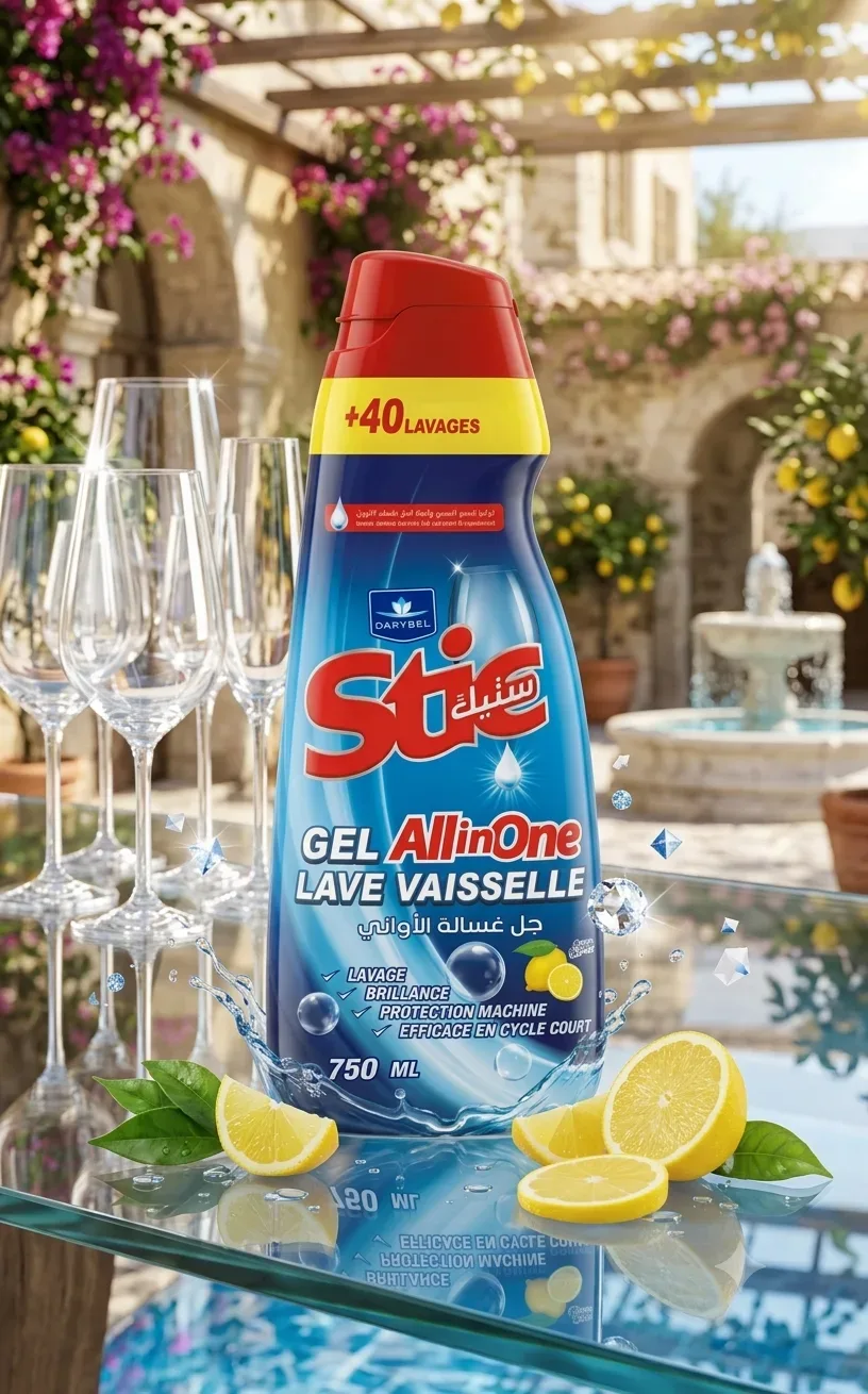 🧴🍽️ STIC Gel All in One – جل غسالة الأواني متعدد الوظائف