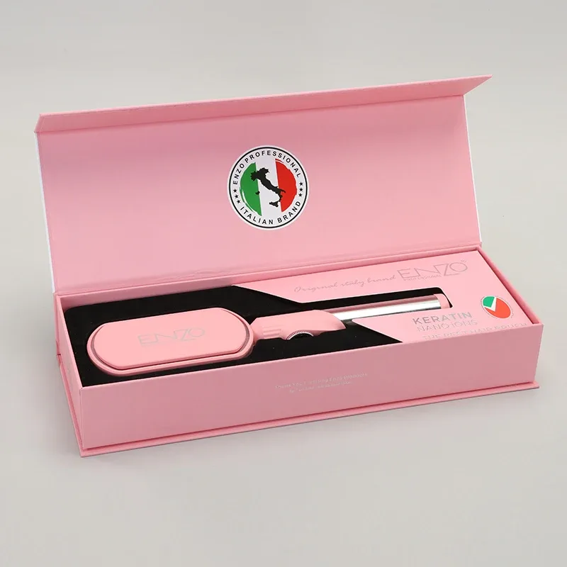 ENZO  Brosse Chauffante Lissante & Bouclante Keratine EN-4002