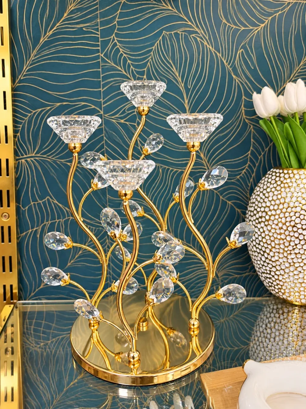 Bougeoir cristal