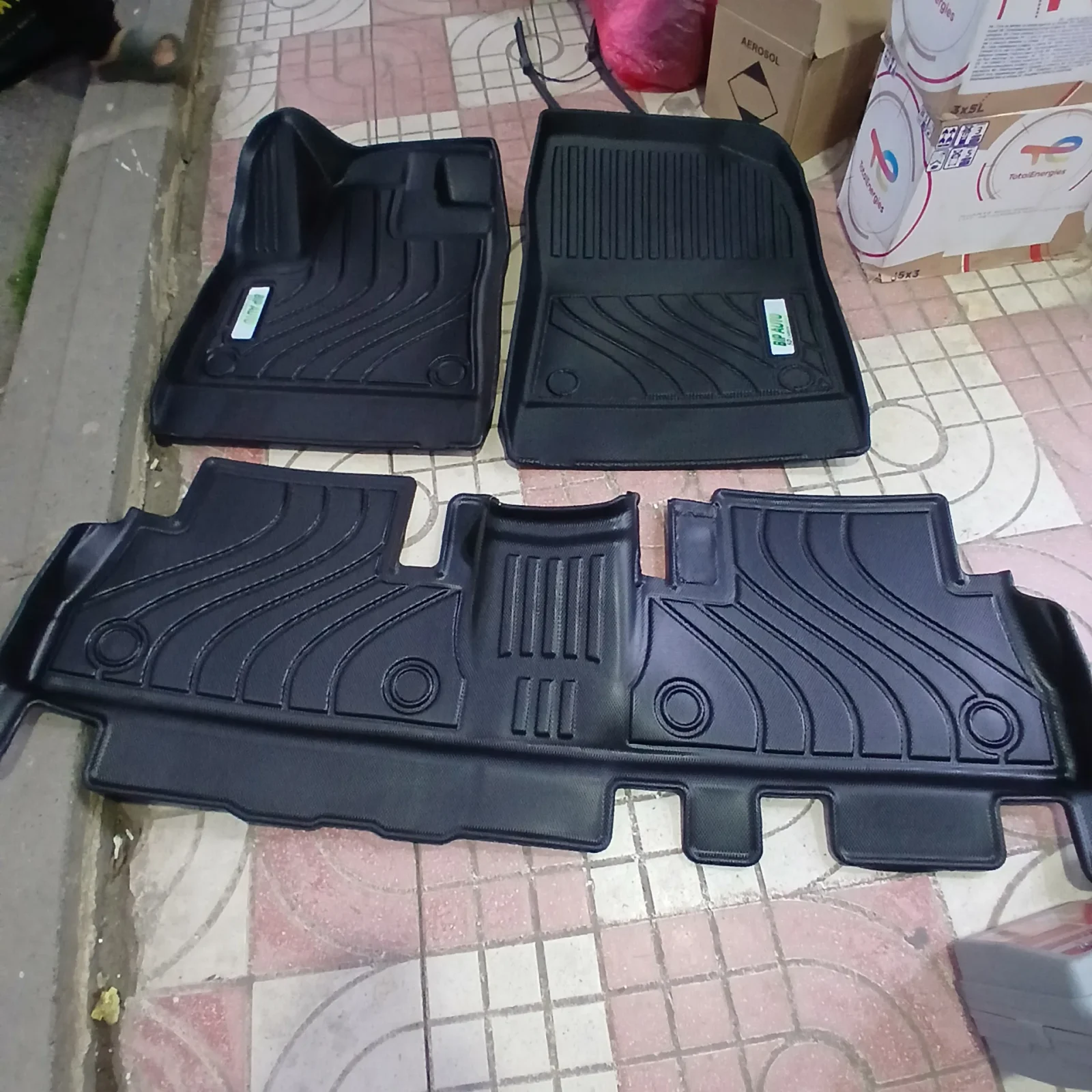 Tapis 7D carbone