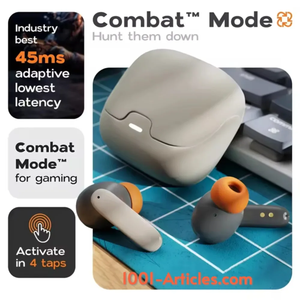 Écouteurs Intra-Auriculaire Wireless TWS Bluetooth ENC