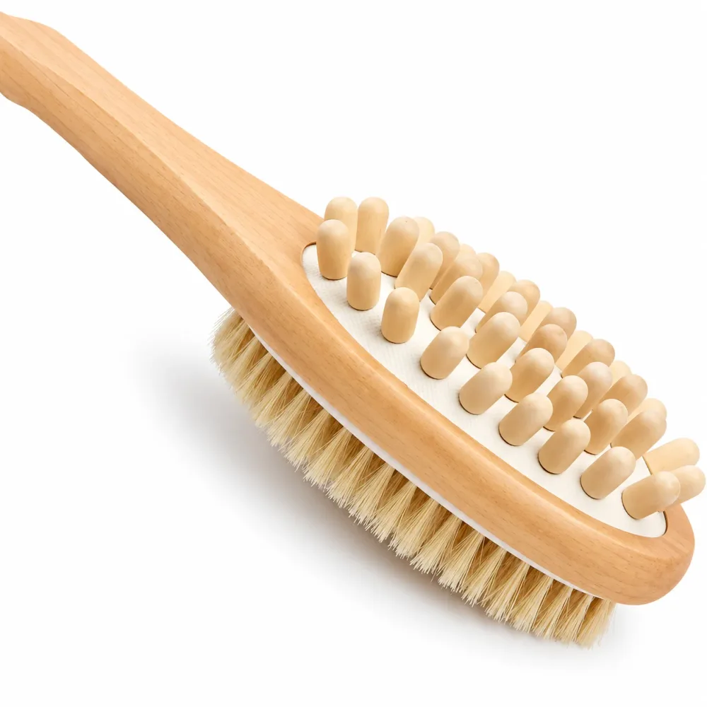Brosse Corps en Bois Double Face – Nettoyage et Massage 3370-12