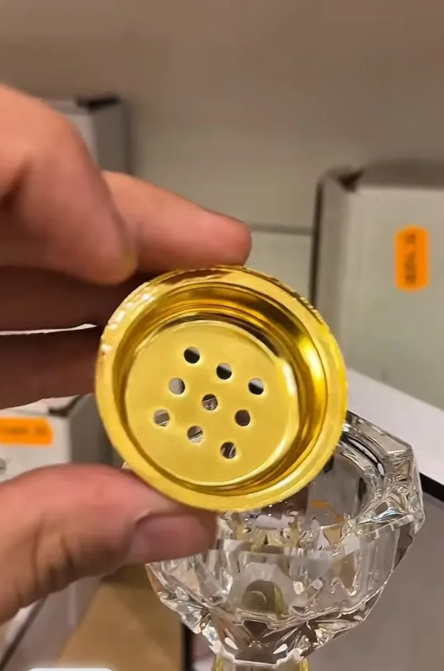 Diffuseur à Couvercle Doré Perforé