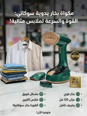 مكواة البخار اليدوية