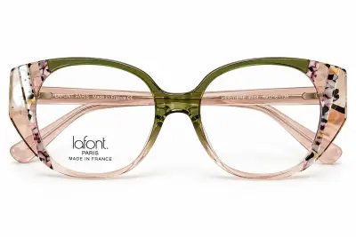 Monture Optique LAFONT Paris – Modèle HÉRITIÈRE – Design Papillon Bicolore