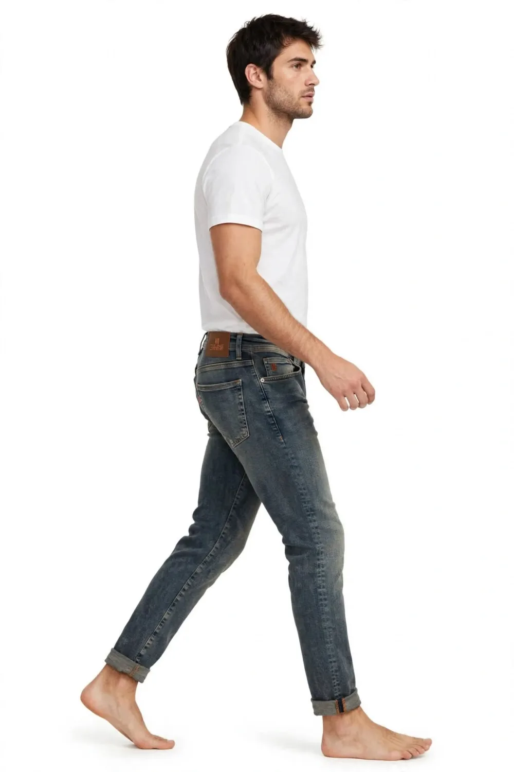 jEANS DENIM ORANGE CL1356