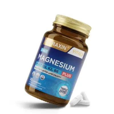 Nutraxin Magnesium Plus D3+K2+B6 -30 Comprimés