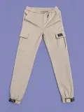 Pantalon Cargo  off whait