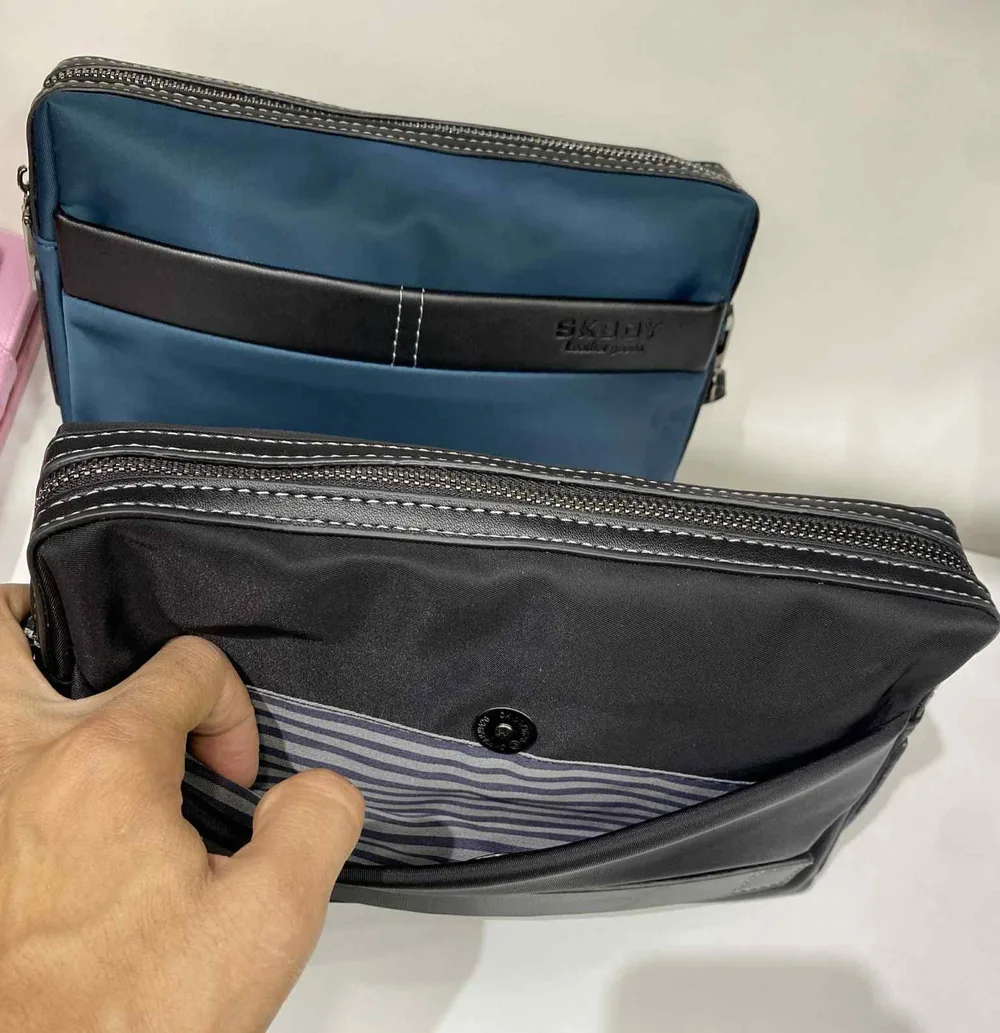 Pochette en toil oxford