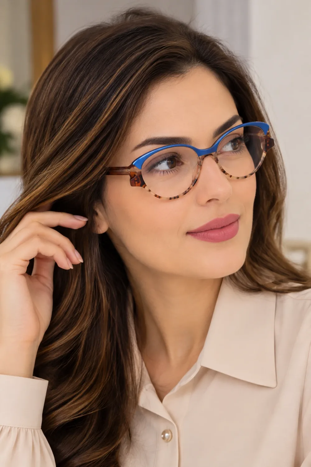 Lunettes de Vue LAFONT Paris – Modèle COSMOS 067 – Monture Design Bleu & Écaille