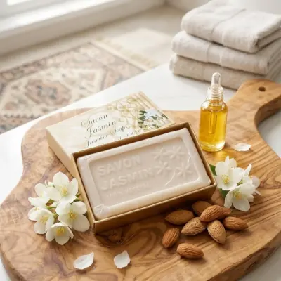 Savon, huile essentielle, jasmin, huile d’amande douce 200 g