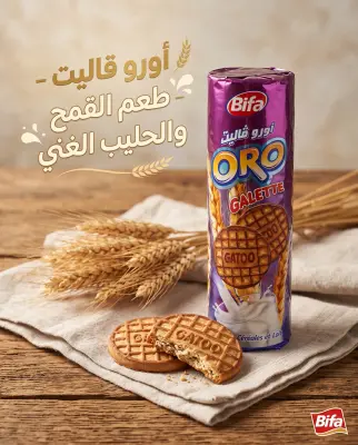 قاليت بالحبوب والحليب -بيفا-