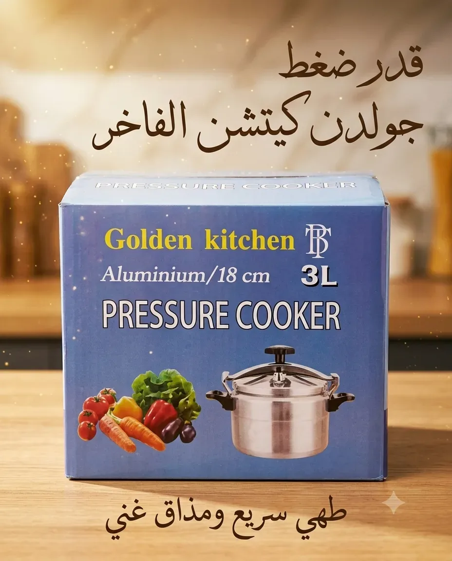 Golden kitchen قدر ضغط 3ل