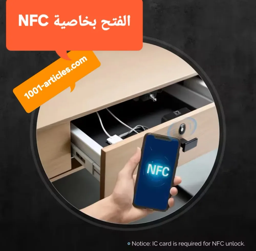 Serrure Intelligente Digitale MOES Bluetooth Tuya Smart - NFC - Carte IC