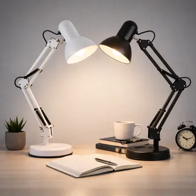 Lampe de bureau en métal
