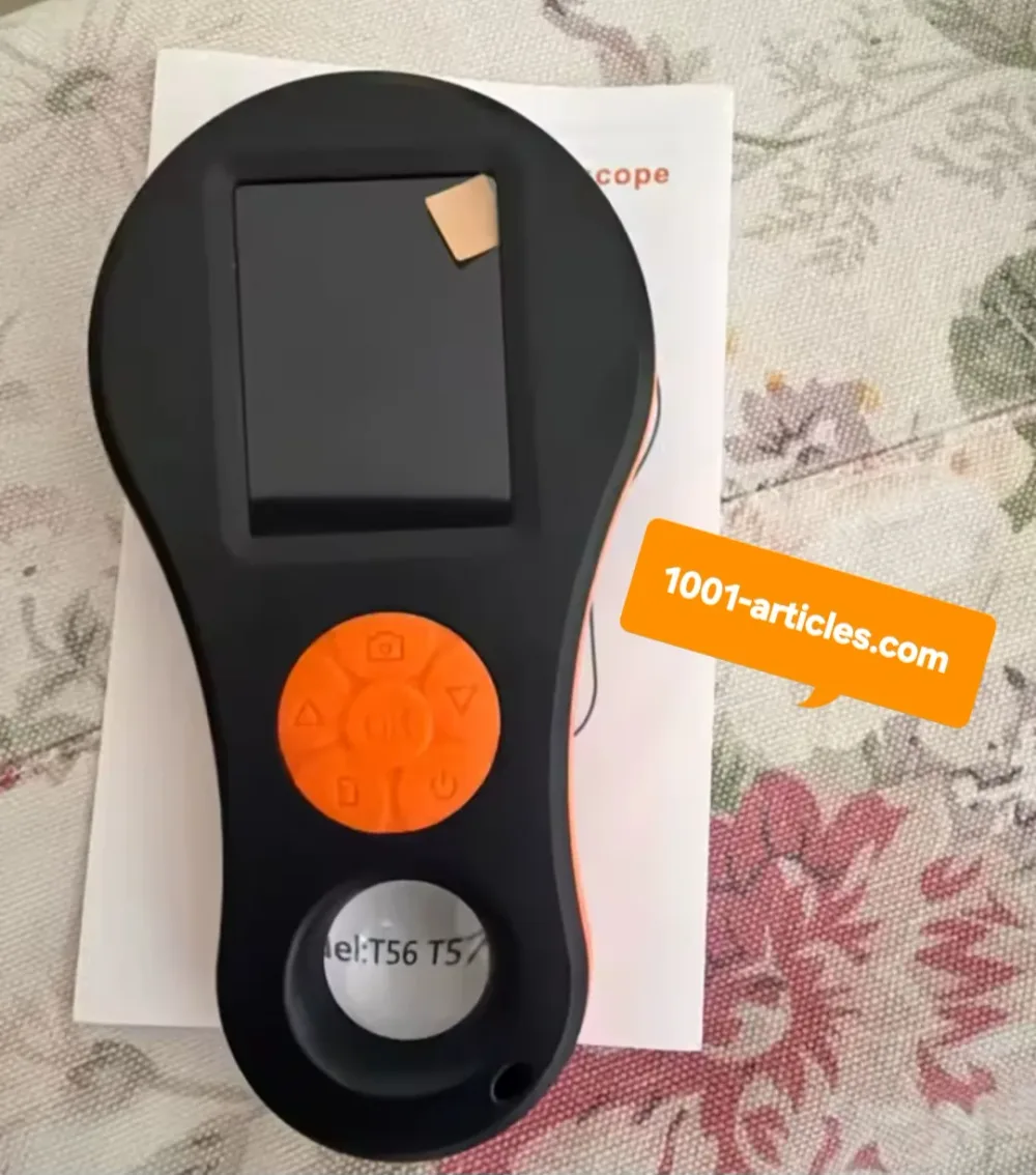 Loupe numérique / Microscope portable 2 MP, IPS 2.0 pouces, UHD 1080p, zoom 50X.