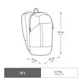 Sac à dos de randonnée 10L, NH100 Arpenaz noir