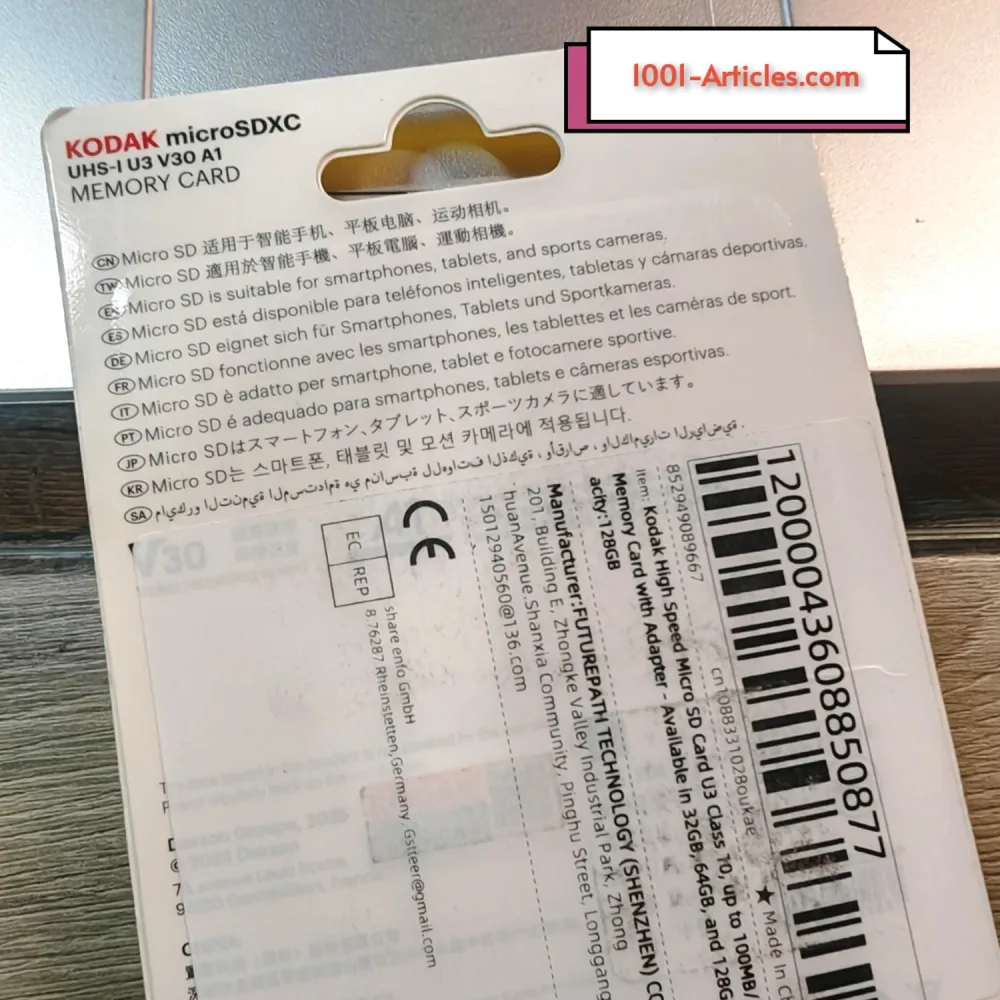 KODAK Carte Micro SDXC Ultra Performance