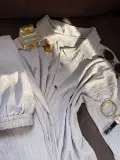 Ensemble SABAYA qualité supérieure en GRIS