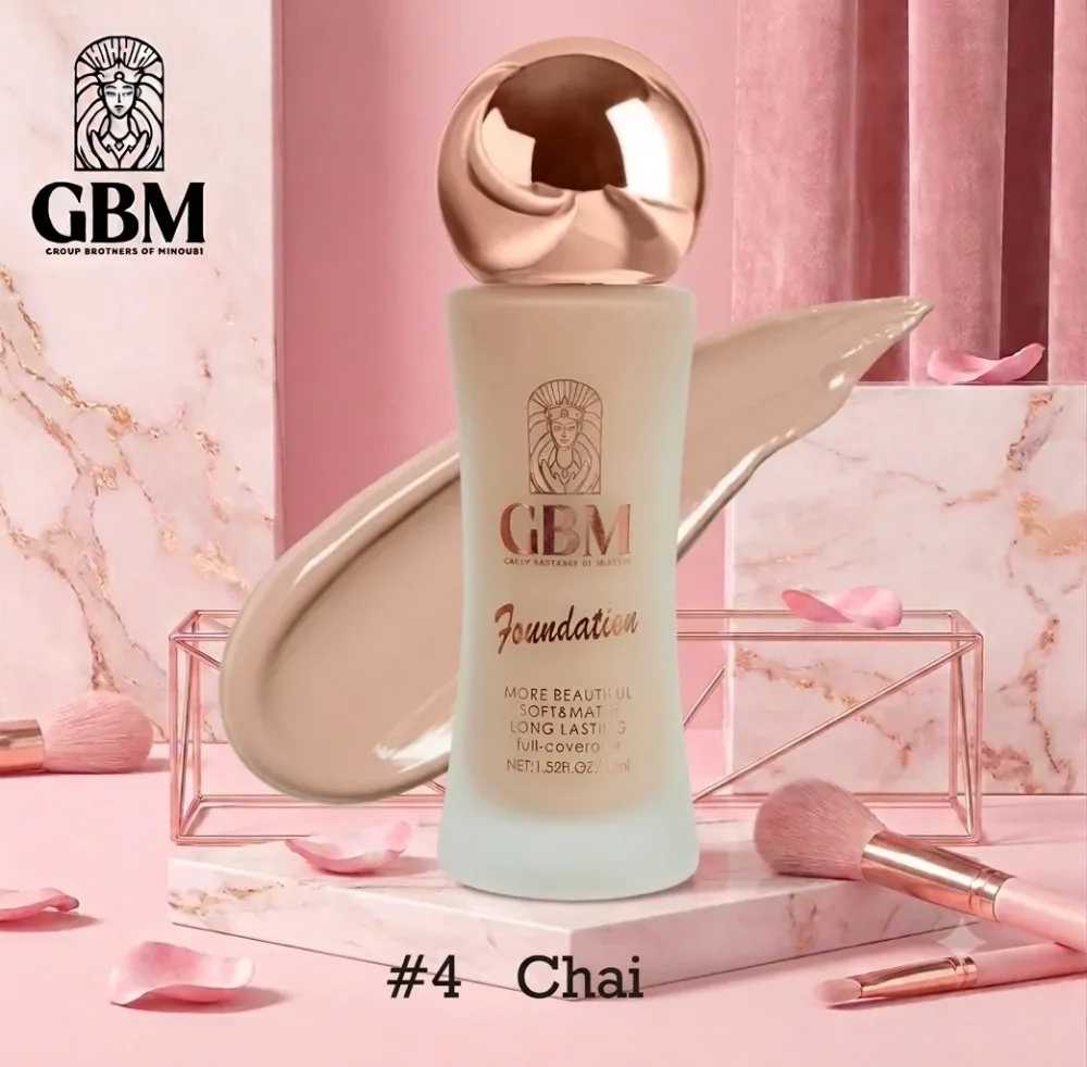 كريم أساس GBM Foundation– لإطلالة مخملية ساحرة تدوم طويلاً