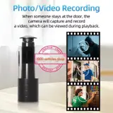 Tuya Smart Wi-Fi, Caméra HD 3 MP, Judas angle 170°, Visiophone.