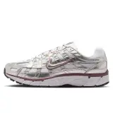 Nike P-6000 White Metallic Silver Tattoo Women's