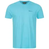 T-shirt  Ben Sherman sans col 100% Coton Bleu ciel