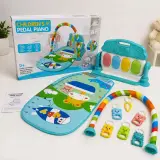 Tapis d’éveil et de jeux avec piano musical pour bébé
