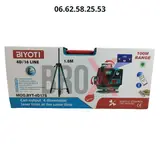 Niveau Laser 4D 16 Lignes 100 mètres avec trépied 1.6m BIYOTI BYT-4D17S