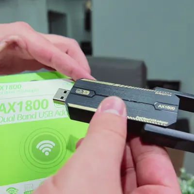 Adaptateur Wi-Fi 6 USB AX1800 – Dual Band 2,4 / 5 GHz