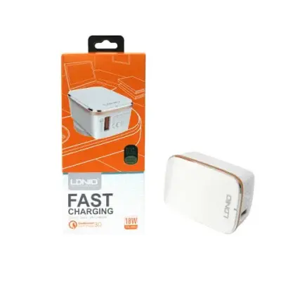 High-Tech Chargeur Rapide Qualcomm 3.0 Avec type C USB Câble LDNIO A1204Q