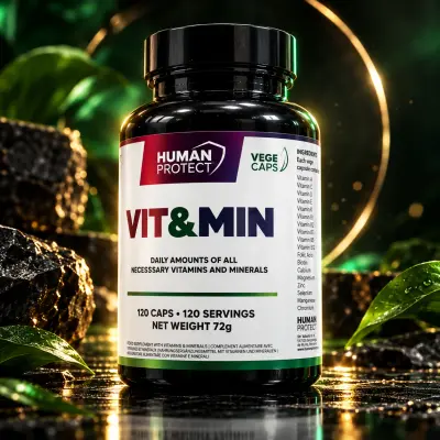 Human Protect Vit & Min – 120 كبسولة وصف المنتج: