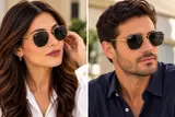 Lunettes de Soleil Ray-Ban Hexagonal RB3548N – Métal Doré et Verres Noirs