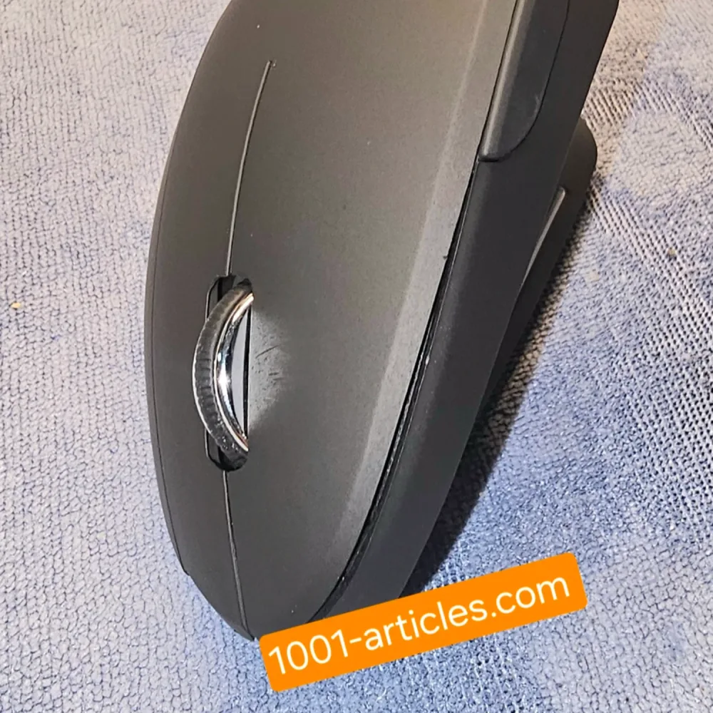 Souris verticale ergonomique sans fil 2.4 GHZ, 06 boutons.