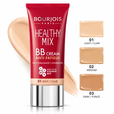 BOURJOIS Healthy Mix BB Cream Anti-Fatigue – 3 Teintes