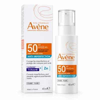 AVENE Fluide Solaire Anti-Imperfection SPF 50+ – 40 ml