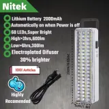 Lampe de secours LED, portable, murale, rechargeable