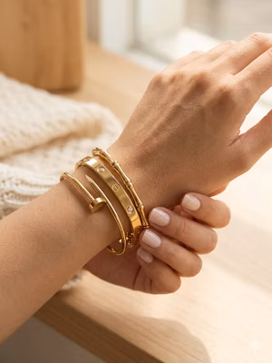 Bracelet 3 piece Style Cartier